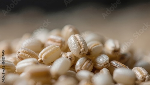Close-up of Barley Grains