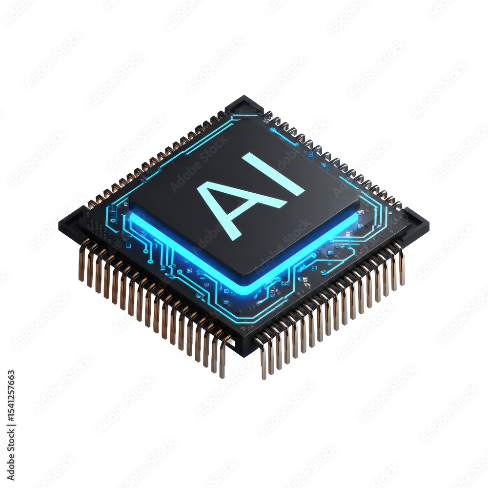 Transparent PNG Icon of 3D Isometric AI Microchip Clean Tech Design for Modern Technology and Computing Applications Transparent PNG Icon of 3D Isometric AI Microchip Clean Tech Design for Modern Technology and Computing Applications