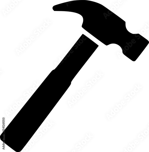 hammer tool icon vector illustration
