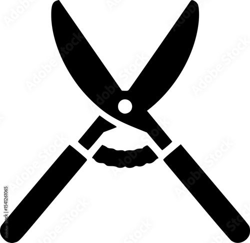 pruning shears icon vector illustration
