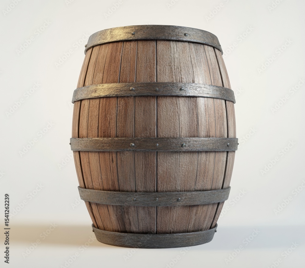 Obraz premium old wooden barrel