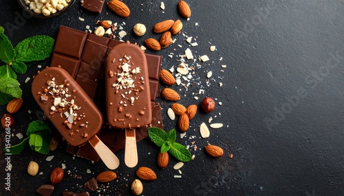 Magnum - A luxury ice cream bar coated in thick Belgian chocolate. Comes in classic flavors like vanilla, almond, and white chocolate. Known for its rich texture and indulgent taste. 