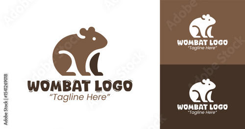 Wombat Icon Logo for Eco-Friendly and Nature-Inspired Branding