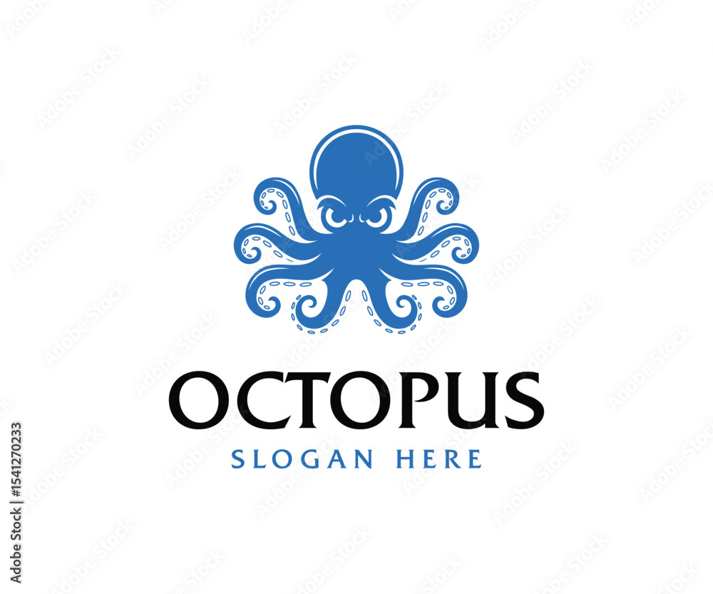 Fototapeta premium Octopus Logo