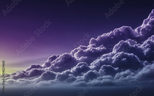 Dramatic twilight cloudscape