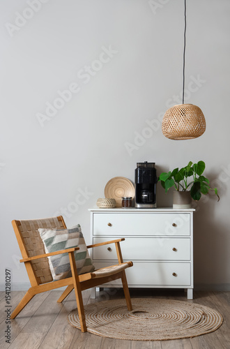 Interior of living room wit...