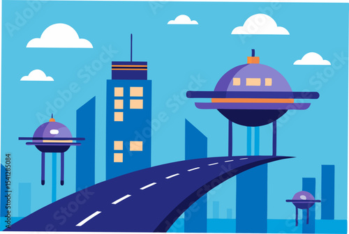 Vector illustration icon design of a restaurant, city, and street cafe with architecture, sky, and building
