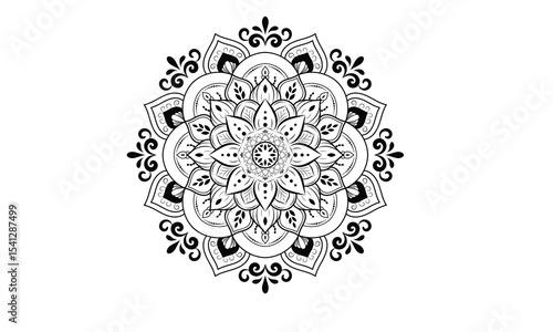 Vector flower mandala  design fully editable high quality
