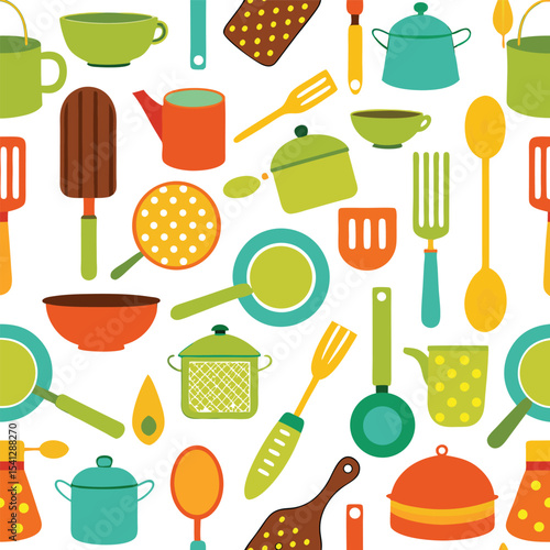 Kitchen utensils vector