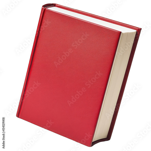 Red book angled, cream pages