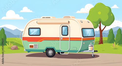 Camper van icon, Camper van vector, Camper van illustration, RV icon, Recreational vehicle, Travel van, Adventure van, Vanlife icon, Van with roof rack, Campervan silhouette, Campervan outline, Flat c