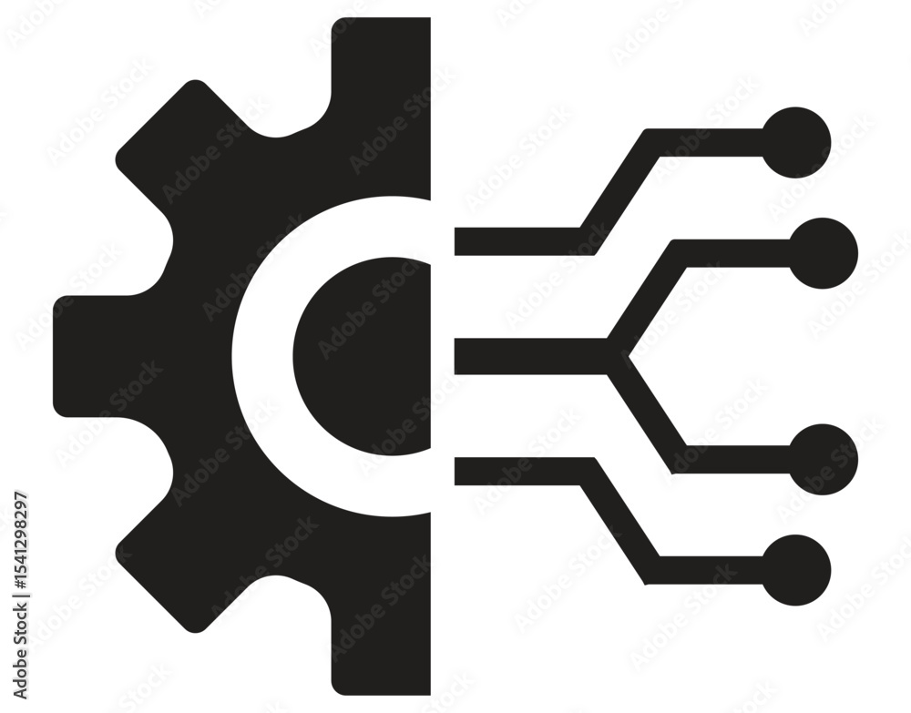 Industrial Transition Line Icon Design with vector Industrial Transition Line Icon Design with vector