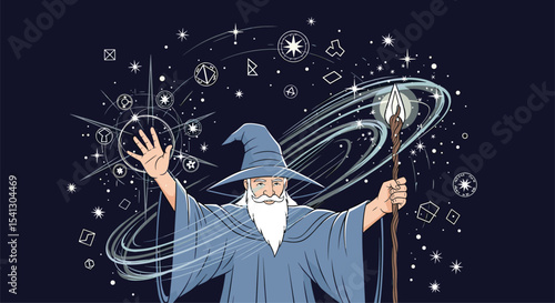 The Enchanting World of Magic Wizards and Spells A Mystical Journey Through Darkness