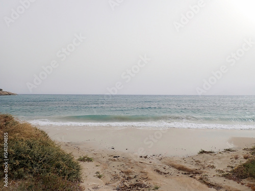 Greece  Naxos island sea view