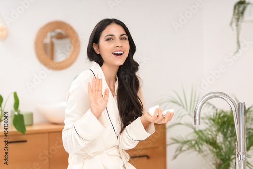 Beautiful young happy woman...