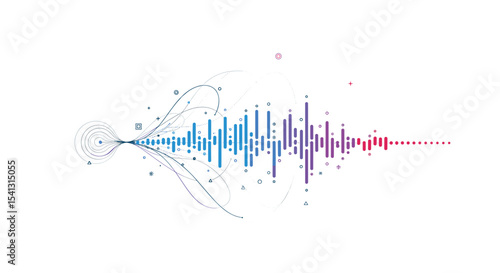 Sound Wave Representation Conceptualization in Modern Technologies and Science Related Design Ideas