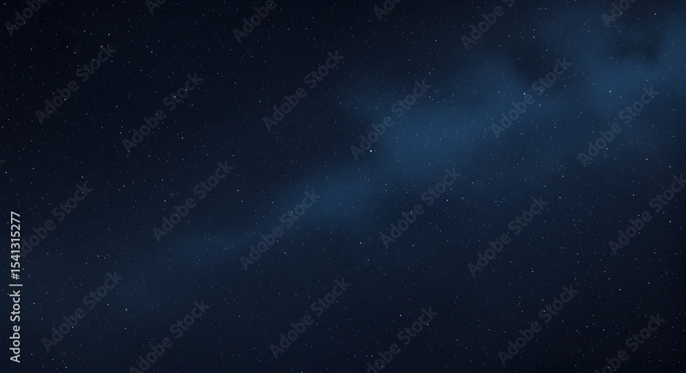 Fototapeta premium Stunning Night Sky with Stars and Nebulae Depicting the Universe