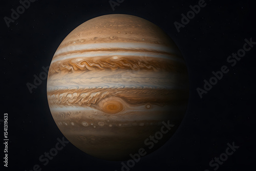 A high-detail image of Jupiter with its Great Red Spot