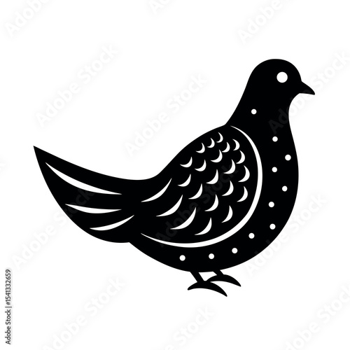 christmas turtledove bird clipart