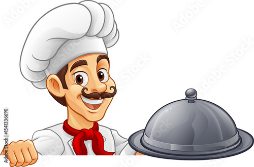 Chef Baker Cartoon Cook Mas...