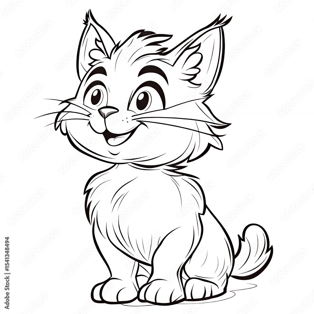 Obraz premium gentle beasts in quiet lines