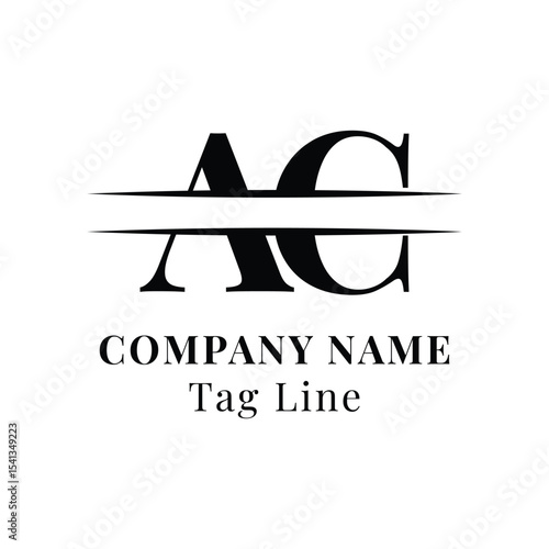 AC letter logo, ac monogram logo and business logo