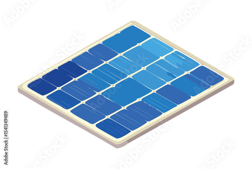 Angled Solar Panel Energy Cell