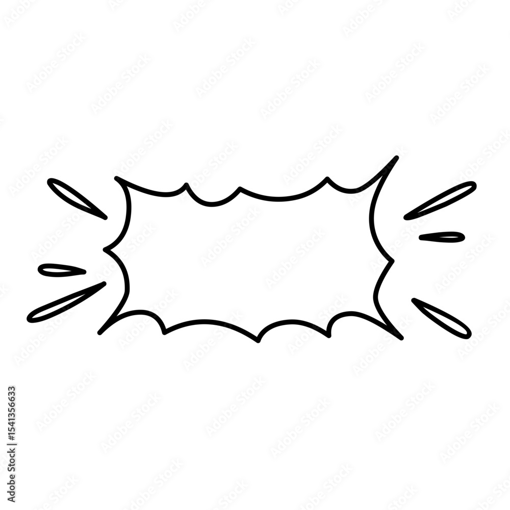 Obraz premium comic surprise bubble vector