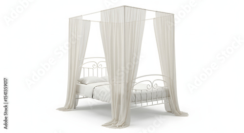 Canopy Bed Frame PNG