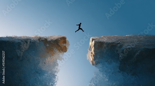 Wallpaper Mural Leap of Faith: Embracing the Unknown Torontodigital.ca