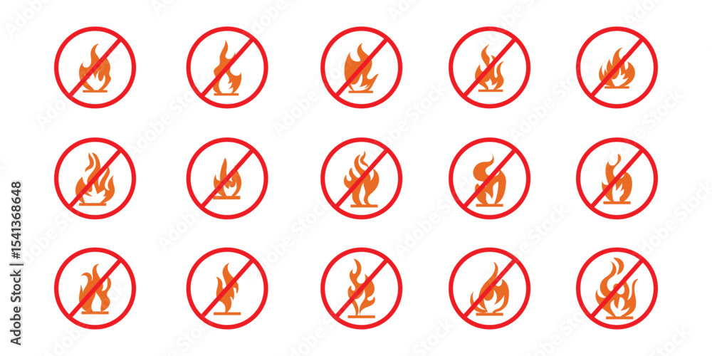 No fire forbidden flame warning danger prohibited sign safety caution Flame not allowed. Flammable symbol illustration on transparent background. No fire forbidden flame warning danger prohibited sign safety caution Flame not allowed. Flammable symbol illustration on transparent background.
