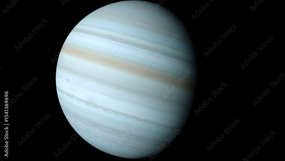 Naklejka premium white planet