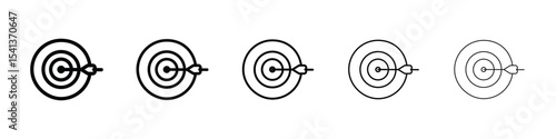 Aim icon for mobile concept and web design.