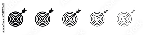 Aim icon for mobile concept and web design.