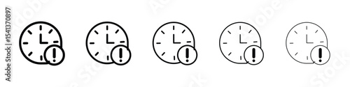 Alarm exclamation icon for mobile concept and web design.