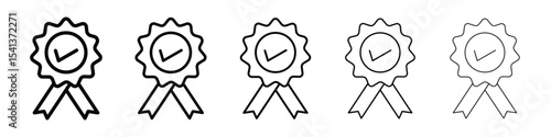 Award icon for mobile concept and web design.