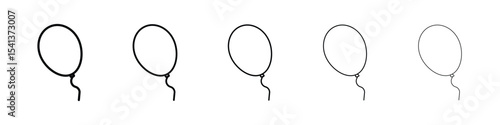 Balloon icon for mobile concept and web design.