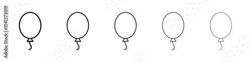 Balloon icon for mobile concept and web design.