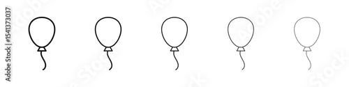 Balloon icon for mobile concept and web design.