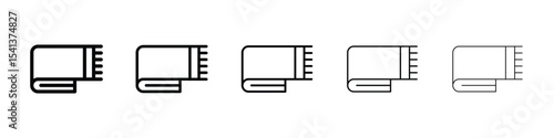 blanket icon for mobile concept and web design.