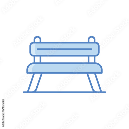 Bench Icon vector