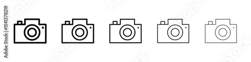 Camera icon for mobile concept and web design.