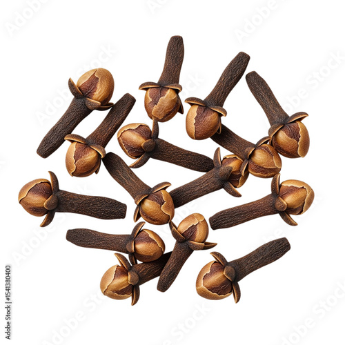 Cengkeh (Cloves) – Photorealistic Dried Spice PNG