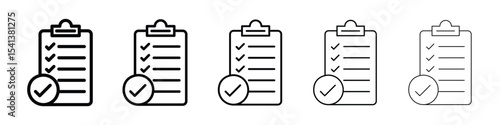 Clipboard check icon for mobile concept and web design. Free Download Clipboard check icon for mobile concept and web design. - GFXLoad