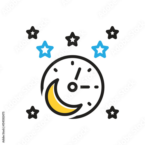 Multi color icon for tonight