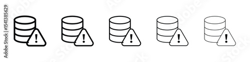 Data loss icon for mobile concept and web design.