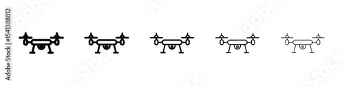 Drone icon for mobile concept and web design.