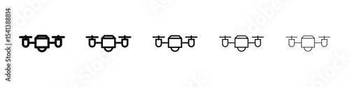 Drone icon for mobile concept and web design.