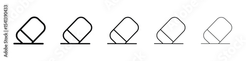 Eraser icon for mobile concept and web design.