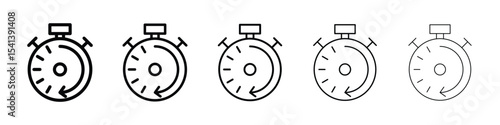 Fast processing icon for mobile concept and web design.